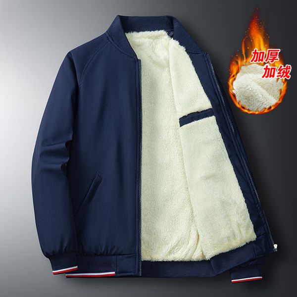 outdoor jackets hoodies fall and winter with velvet thick men's baseball uniform trench coat coat sports fashion brand, Blue;black
outdoor jackets hoodies fall and winter with velvet thick men's baseball uniform trench coat coat sports fashion brand, Blue;black