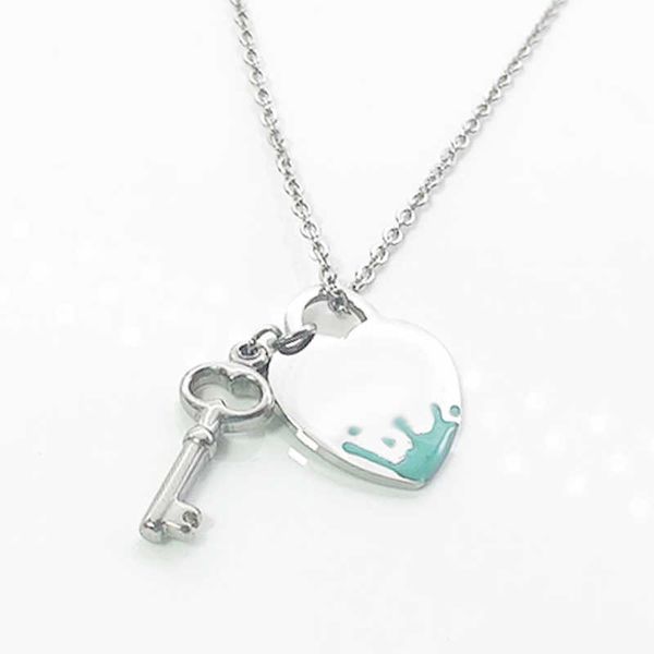 accessories charm bracelets key heart necklace female stainless steel couple big blue pink green pendant jewelry for neck gift girlfriend, Silver
accessories charm bracelets key heart necklace female stainless steel couple big blue pink green pendant jewelry for neck gift girlfriend, Silver