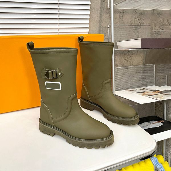 black khaki territory flat high boot women authentic rain boot knee martin boots slip-on roman booties rubber sole silver-tone buckle
black khaki territory flat high boot women authentic rain boot knee martin boots slip-on roman booties rubber sole silver-tone buckle