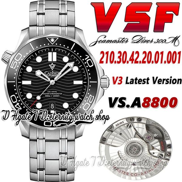 v3 diver 300m mens watch sv210.30.42.20.01.001 vsf8800 automatic mechanical ceramics bezel black texture dial stainless steel bracelet super, Slivery;brown
v3 diver 300m mens watch sv210.30.42.20.01.001 vsf8800 automatic mechanical ceramics bezel black texture dial stainless steel bracelet super, Slivery;brown