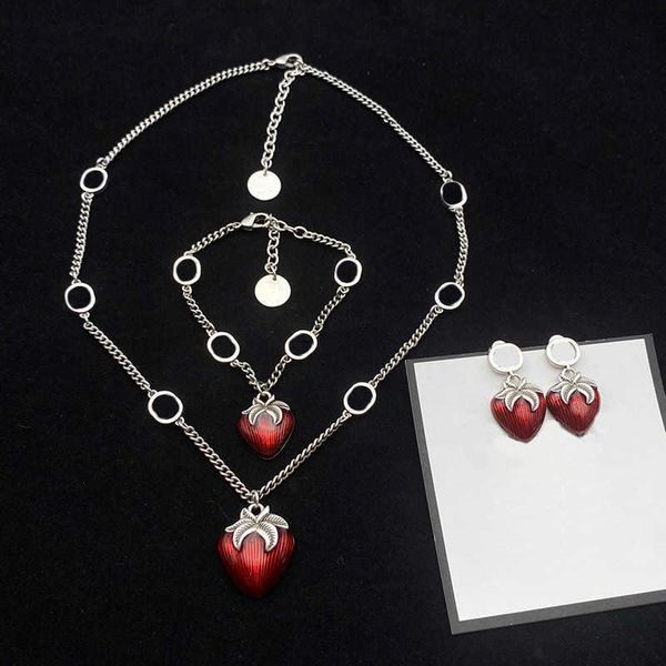 accessories strawberry link bracelet pendant studs letters bracelets personality girls necklaces luxury earrings jewelry, Silver
accessories strawberry link bracelet pendant studs letters bracelets personality girls necklaces luxury earrings jewelry, Silver