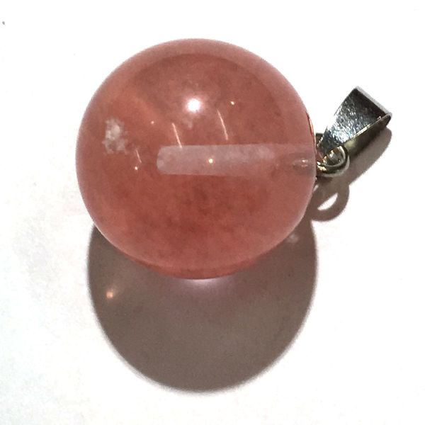 14mm round gemstone pendants necklace natural dangle ball cherry quartz charms healing chakra stone charm sphere jewelry 45cm black leather, Silver
14mm round gemstone pendants necklace natural dangle ball cherry quartz charms healing chakra stone charm sphere jewelry 45cm black leather, Silver