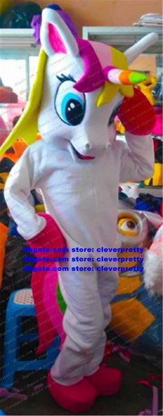 new unicorn flying horse rainbow pony mascot costume cartoon character outfit suit marketing promotions theme park cx4027, Red;yellow
new unicorn flying horse rainbow pony mascot costume cartoon character outfit suit marketing promotions theme park cx4027, Red;yellow