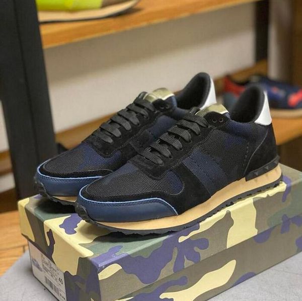 designer camouflage sneaker womens mens rivet shoes studded flats mesh camo suede leather casual trainers rockvalentinoe''valentin, Black
designer camouflage sneaker womens mens rivet shoes studded flats mesh camo suede leather casual trainers rockvalentinoe''valentin, Black