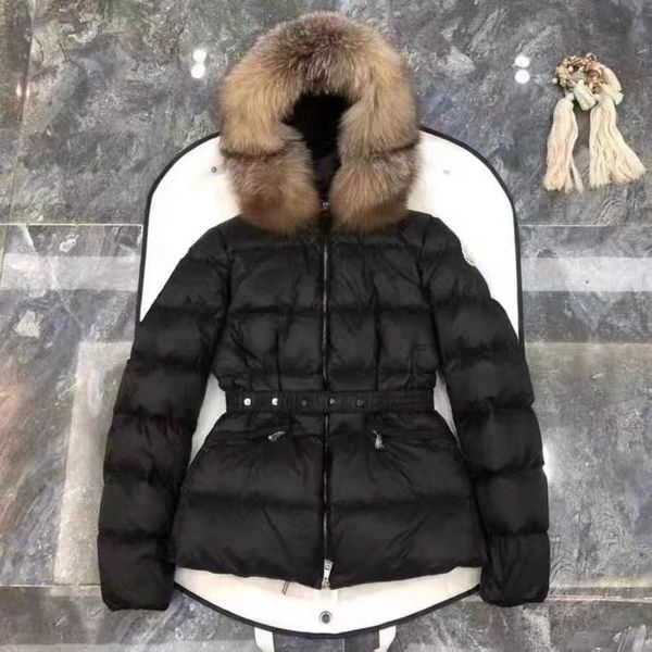 womens down jacket winter jackets coats real raccoon hair collar warm fashion parkas with belt lady cotton coat outerwear big pocket, Black
womens down jacket winter jackets coats real raccoon hair collar warm fashion parkas with belt lady cotton coat outerwear big pocket, Black