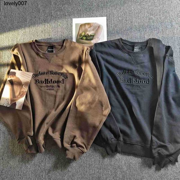 men's hoodies designer sweatshirts badblood round neck sweater women's fashion correct chest letter embroidery oversize american s, Black
men's hoodies designer sweatshirts badblood round neck sweater women's fashion correct chest letter embroidery oversize american s, Black