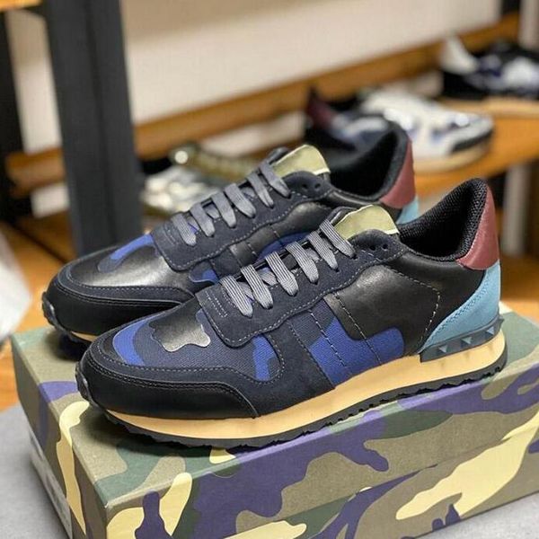 fashion designer camouflage casual shoes women men mixed color studded flat soled mesh camo suede leather leisvalentinoe''valentin, Black
fashion designer camouflage casual shoes women men mixed color studded flat soled mesh camo suede leather leisvalentinoe''valentin, Black