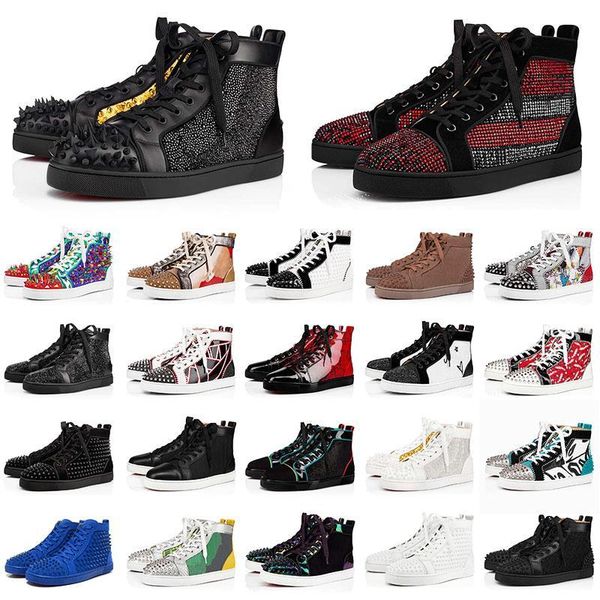 red-bottoms shoe christians authentic designer platform sneakers casual shoes big size us 13 men's women's spikes black suede loaf
red-bottoms shoe christians authentic designer platform sneakers casual shoes big size us 13 men's women's spikes black suede loaf