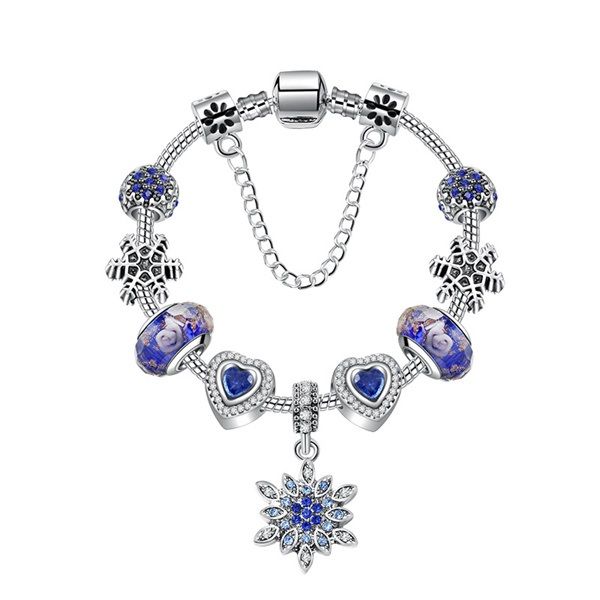 european and american charm bracelets blue crystal snow diy fashion love diamond pendant bracelet ab1031, Golden;silver
european and american charm bracelets blue crystal snow diy fashion love diamond pendant bracelet ab1031, Golden;silver