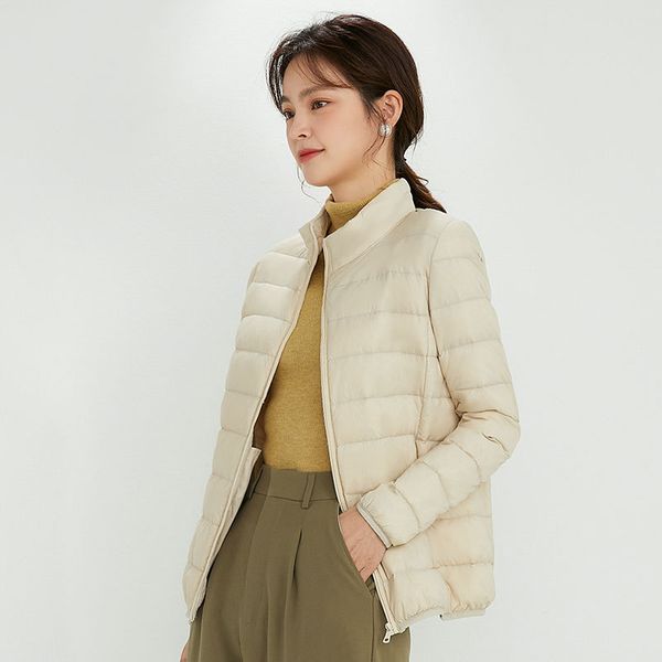 women white duck down jacket winter fall female ultra light down jackets slim solid long sleeve parkas candy color zip coat, Black
women white duck down jacket winter fall female ultra light down jackets slim solid long sleeve parkas candy color zip coat, Black