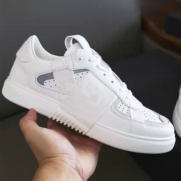 shoe women white men shoes trainers designer leather casu valentinoly