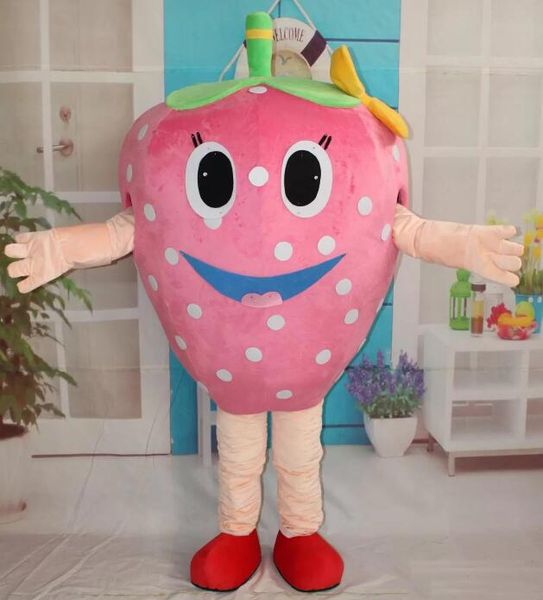 pink colour happy face strawberry mascot costumes for to wear for sale, Red;yellow
pink colour happy face strawberry mascot costumes for to wear for sale, Red;yellow