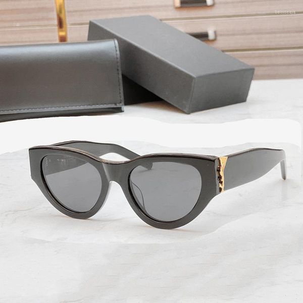 sunglasses women's for summer m94 style anti-ultraviolet retro plate cay eye frames slm94 with original case101e, White;black
sunglasses women's for summer m94 style anti-ultraviolet retro plate cay eye frames slm94 with original case101e, White;black