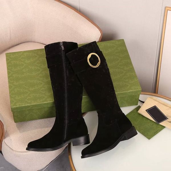 ankle boots lady knight flats booties signature boots shoes designer luxury classic fashion calfleather woman knee high boot black size 35-4
ankle boots lady knight flats booties signature boots shoes designer luxury classic fashion calfleather woman knee high boot black size 35-4