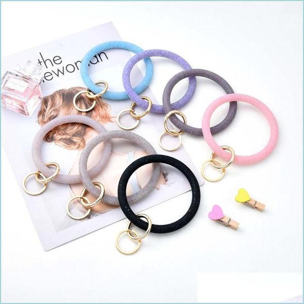 keychains lanyards sile wrist keyrings fashion glitter bracelet sports keychain bracelets bangle round key rings large o cute keyr dhfhe, Silver
keychains lanyards sile wrist keyrings fashion glitter bracelet sports keychain bracelets bangle round key rings large o cute keyr dhfhe, Silver