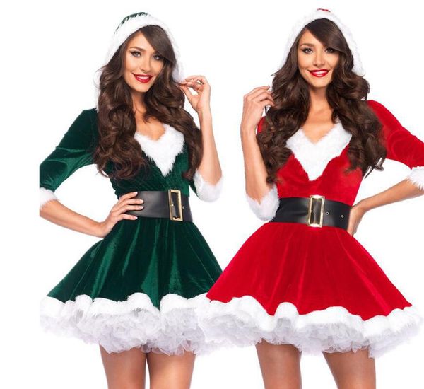 girl's dresses christmas eve girl costume female annual meeting cosplay v-neck split size dress, Red;yellow 
girl's dresses christmas eve girl costume female annual meeting cosplay v-neck split size dress, Red;yellow