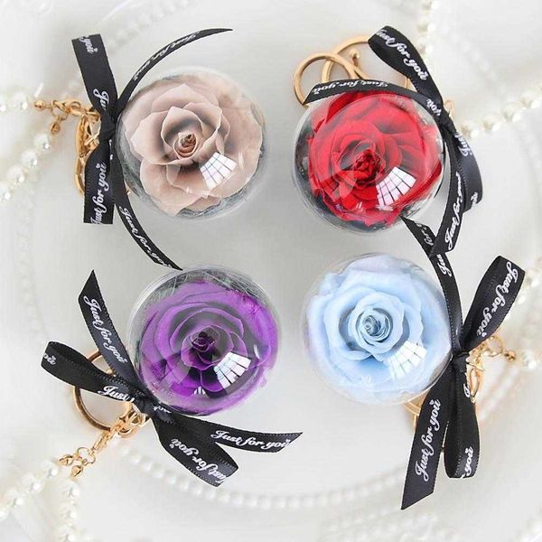 keychains fashion forever rose preserved eternal present romantic gift valentine's day wedding flower hanging keychain g221026, Silver
keychains fashion forever rose preserved eternal present romantic gift valentine's day wedding flower hanging keychain g221026, Silver