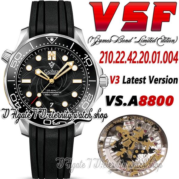 v3 diver 300m james bond 007 mens watch sv210.22.42.20.01.004 vsf8800 automatic ceramics bezel black texture dial rubber strap orbis non suf, Slivery;brown
v3 diver 300m james bond 007 mens watch sv210.22.42.20.01.004 vsf8800 automatic ceramics bezel black texture dial rubber strap orbis non suf, Slivery;brown