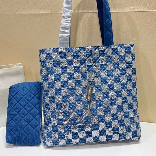 sequins gaby quilted shopping bag women tote handbags purse zip pouch silver letter interior zip pocket canvas leather shoulder bags 30cm
sequins gaby quilted shopping bag women tote handbags purse zip pouch silver letter interior zip pocket canvas leather shoulder bags 30cm