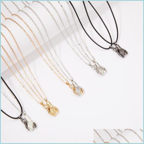 pendant necklaces 2pcs/set magnetic couple necklace lovers hold hands pendant distance charm necklaces women men friendship valentin dhdlg, Silver
pendant necklaces 2pcs/set magnetic couple necklace lovers hold hands pendant distance charm necklaces women men friendship valentin dhdlg, Silver
