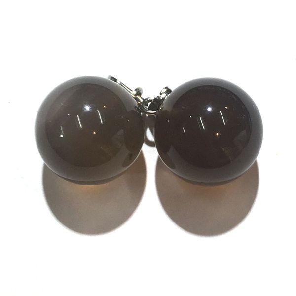 14mm round gemstone pendants necklace natural dangle ball grey agate charms healing chakra stone charm sphere jewelry 45cm black leather, Silver
14mm round gemstone pendants necklace natural dangle ball grey agate charms healing chakra stone charm sphere jewelry 45cm black leather, Silver