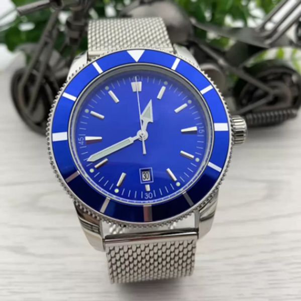 luxury men's automatic mechanical watch super and ocean series date 47mm stainless steel strap blue dial calibre 20 wristwatches fret g, Slivery;brown
luxury men's automatic mechanical watch super and ocean series date 47mm stainless steel strap blue dial calibre 20 wristwatches fret g, Slivery;brown