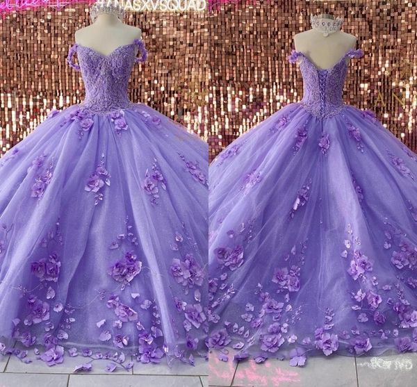 2023 luxurious lilac quinceanera dresses with 3d flowers lace pearls applique beading off the shoulder ball gown for womens puffy sweet 16 d, Blue;red
2023 luxurious lilac quinceanera dresses with 3d flowers lace pearls applique beading off the shoulder ball gown for womens puffy sweet 16 d, Blue;red