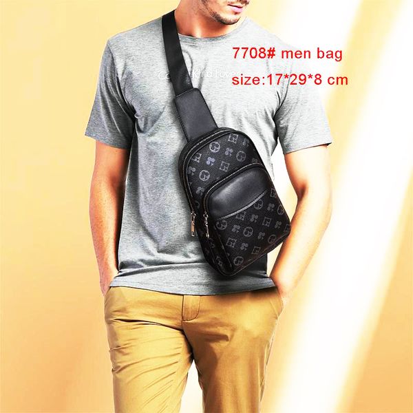 Fashion mens chest bag Handbag Crossbody 7708 Backpack Shoulder bags satchels Messenger bags Black grid Designer Purse Mobile phone storage Man wallet Handbags, Original picture contact me 
Fashion mens chest bag Handbag Crossbody 7708 Backpack Shoulder bags satchels Messenger bags Black grid Designer Purse Mobile phone storage Man wallet Handbags, Original picture contact me