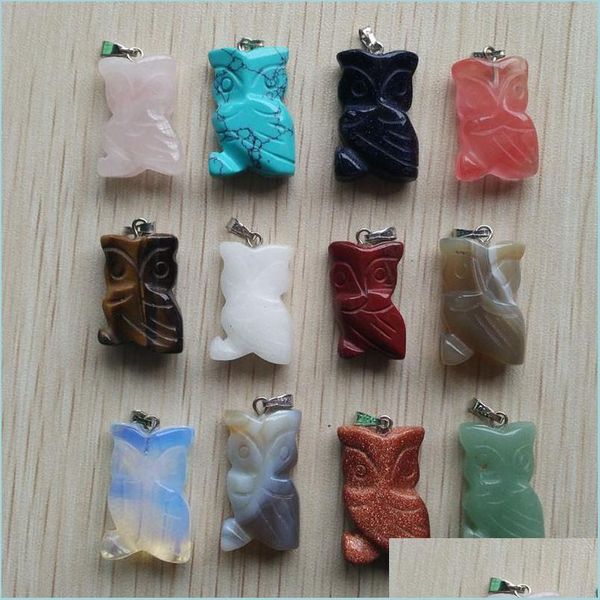 charms carved owl shape assorted natural stone charms crystal pendants for necklace accessories jewelry making drop delivery 2022 fi dhlvv, Bronze;silver
charms carved owl shape assorted natural stone charms crystal pendants for necklace accessories jewelry making drop delivery 2022 fi dhlvv, Bronze;silver