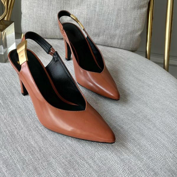 tara slingback pumps evening shoes genuine leather sandals women heeled dress shoe fashion pointed stiletto heels luxury designers factory f, Black
tara slingback pumps evening shoes genuine leather sandals women heeled dress shoe fashion pointed stiletto heels luxury designers factory f, Black