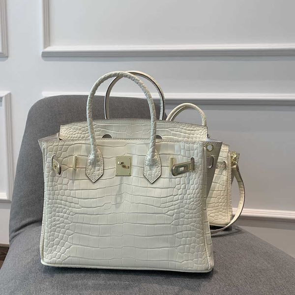 designers handbags herme birkin bags bychacnhop new milk shake white crocodile leather with one shoulder female hand large capacity ayw
designers handbags herme birkin bags bychacnhop new milk shake white crocodile leather with one shoulder female hand large capacity ayw