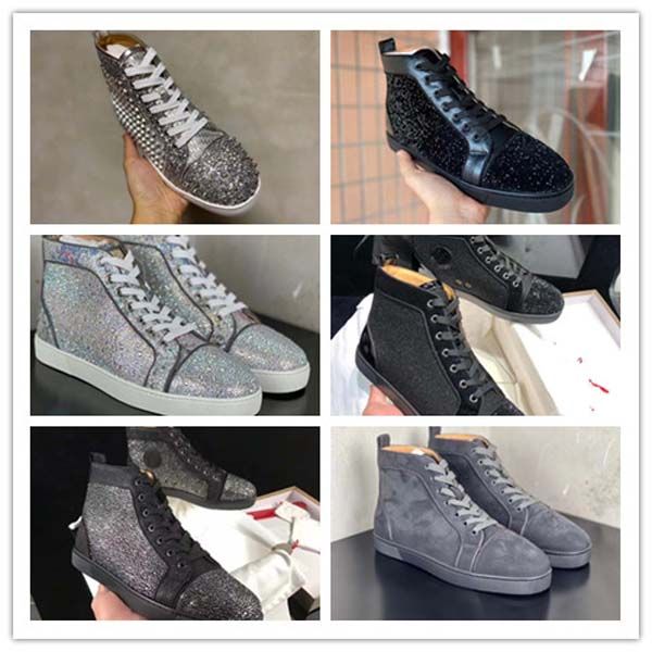 designer men's and women's casual shoes multi color diamond rivet on sneakers men women travel shoe 35-48 with box, Black
designer men's and women's casual shoes multi color diamond rivet on sneakers men women travel shoe 35-48 with box, Black