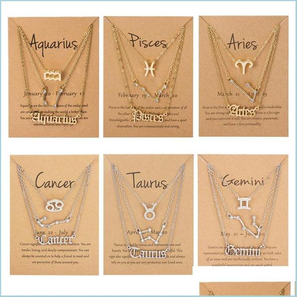 pendant necklaces 3pcs/set 12 constellation pendant necklaces couple lover fashion cardboard star zodiac sign charm pisces necklace dhgrv, Silver
pendant necklaces 3pcs/set 12 constellation pendant necklaces couple lover fashion cardboard star zodiac sign charm pisces necklace dhgrv, Silver
