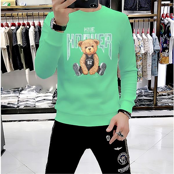 men's sweatshirts new winter western diamonds design bear logo embroidery long sleeve shirt high-quality cotton multicolor slim round n, Black
men's sweatshirts new winter western diamonds design bear logo embroidery long sleeve shirt high-quality cotton multicolor slim round n, Black