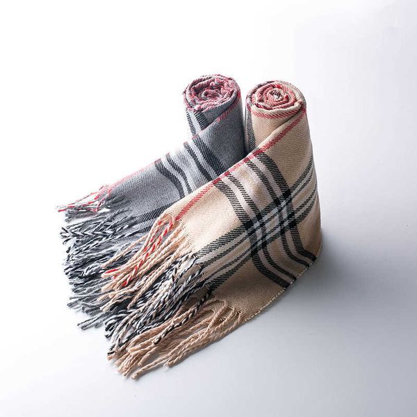 imitation cashmere scarf thickened autumn winter 2021 new bib tassel lattice warm men's and women's korean versatile shawl, Blue;gray
imitation cashmere scarf thickened autumn winter 2021 new bib tassel lattice warm men's and women's korean versatile shawl, Blue;gray