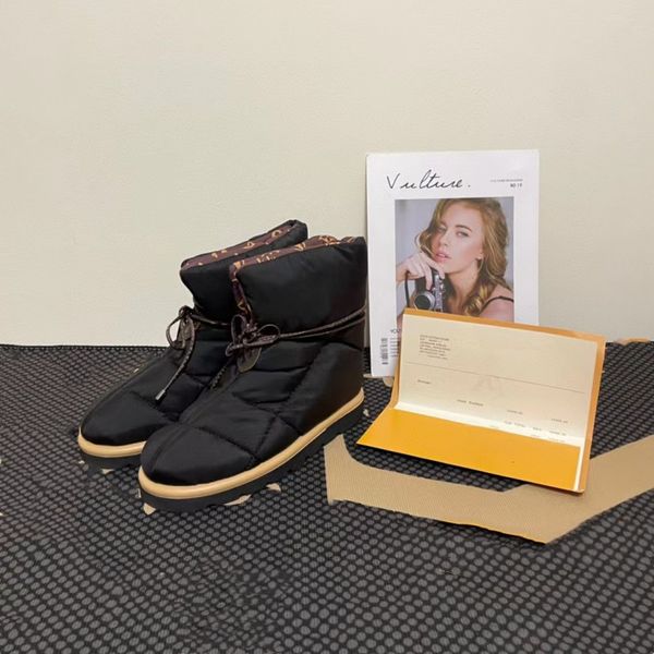 snow boots new designer women eiderdown boot florow print brand half boots warm waterproof fabric winter fashion antiskid thick heel soft do, Black
snow boots new designer women eiderdown boot florow print brand half boots warm waterproof fabric winter fashion antiskid thick heel soft do, Black