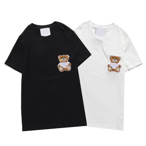 mens graphic t shirts summer tshirt men women luxurys designers t shirt men 2021 fashion bear embroidery short sleeve t-shirt 2105258m, White;black
mens graphic t shirts summer tshirt men women luxurys designers t shirt men 2021 fashion bear embroidery short sleeve t-shirt 2105258m, White;black