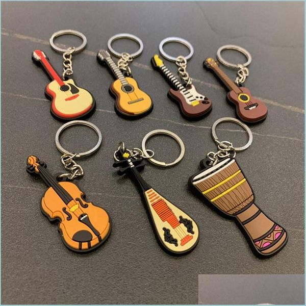 keychains lanyards guitar keychain man women punk violin musical instrument sile pendant keyring holder friends gifts bag jewelry dhpbg, Silver
keychains lanyards guitar keychain man women punk violin musical instrument sile pendant keyring holder friends gifts bag jewelry dhpbg, Silver