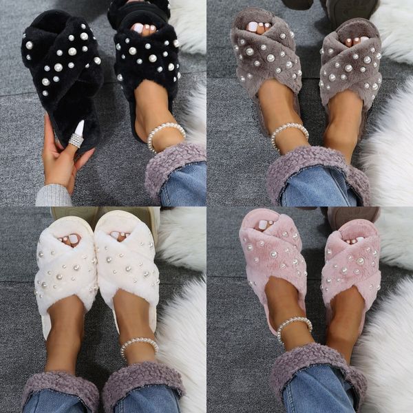 2022 winter women house slippers faux fur fashion soft warm shoes woman slip on flats female designer black pink home furry slipper
2022 winter women house slippers faux fur fashion soft warm shoes woman slip on flats female designer black pink home furry slipper