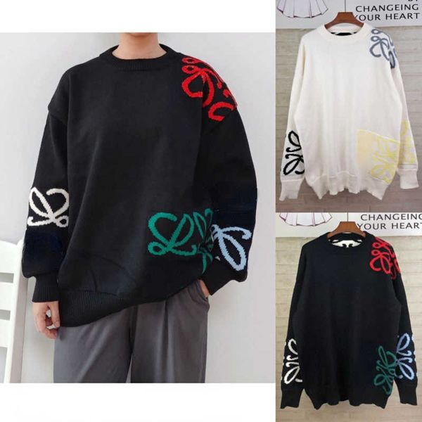 low designer sweater mens sweatshirt winter wool sweaters men women knitted pullover coat logo embroidered hoodie, White;black
low designer sweater mens sweatshirt winter wool sweaters men women knitted pullover coat logo embroidered hoodie, White;black
