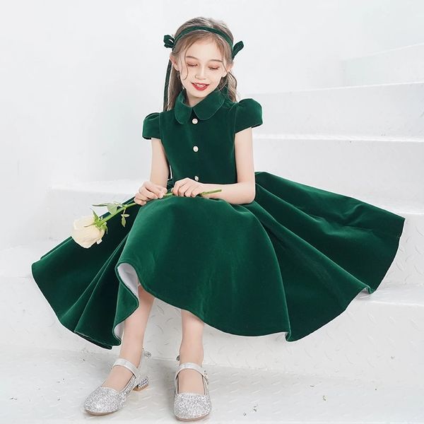 children's princess dress velvet green kid birthday spring summer dress party wedding christmas dresses a9206, Red;yellow
children's princess dress velvet green kid birthday spring summer dress party wedding christmas dresses a9206, Red;yellow