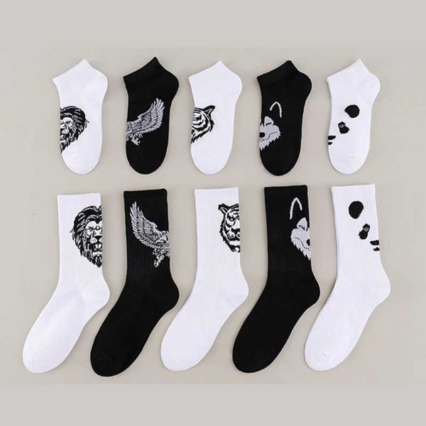 men's socks cotton animal print college style cartoon black white panda lion eagle tiger wolf sports short socks hip hop man sox
men's socks cotton animal print college style cartoon black white panda lion eagle tiger wolf sports short socks hip hop man sox