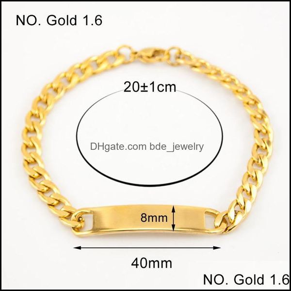 charm bracelets charm bracelets men curved piece fashion gold tone stainless steel couples jewelry id bangles for gift whosale1 drop dhyny, Golden;silver
charm bracelets charm bracelets men curved piece fashion gold tone stainless steel couples jewelry id bangles for gift whosale1 drop dhyny, Golden;silver