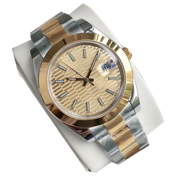 classic mens watch automatic mechanical watch men watches 41mm sport steel strap life waterproof movement wristwatch montre de luxe, Slivery;brown
classic mens watch automatic mechanical watch men watches 41mm sport steel strap life waterproof movement wristwatch montre de luxe, Slivery;brown