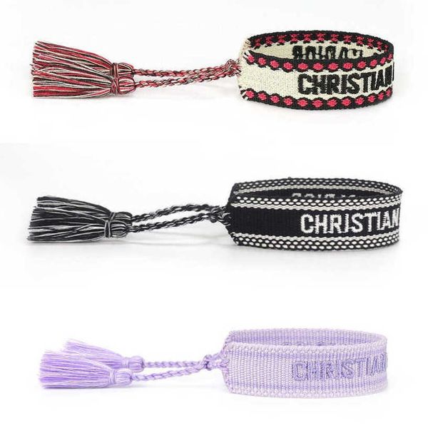 luxury women's fashion bracelets d brand designer bangle embroidery wrist rope bohemia tassel hand woven bracelet men's girl simpl, Golden;silver
luxury women's fashion bracelets d brand designer bangle embroidery wrist rope bohemia tassel hand woven bracelet men's girl simpl, Golden;silver