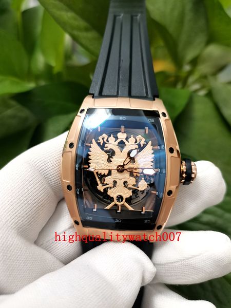 elling new version excellent men's watch wristwatches 18k rose gold skeleton black dial rubber strap bands automatic mens watch quality, Slivery;brown
elling new version excellent men's watch wristwatches 18k rose gold skeleton black dial rubber strap bands automatic mens watch quality, Slivery;brown