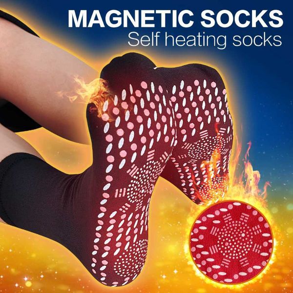 men's socks 1pair tourmaline self-heating therapy magnetic comfortable winter warm men women outdoor sport skiing hiking socks, Black
men's socks 1pair tourmaline self-heating therapy magnetic comfortable winter warm men women outdoor sport skiing hiking socks, Black