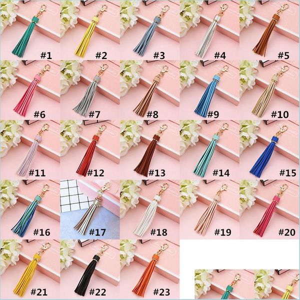 keychains lanyards pu leather tassel keychain bag lage pendant decorative accessories fringe car key holder female rings gifts dro dhym2, Silver
keychains lanyards pu leather tassel keychain bag lage pendant decorative accessories fringe car key holder female rings gifts dro dhym2, Silver