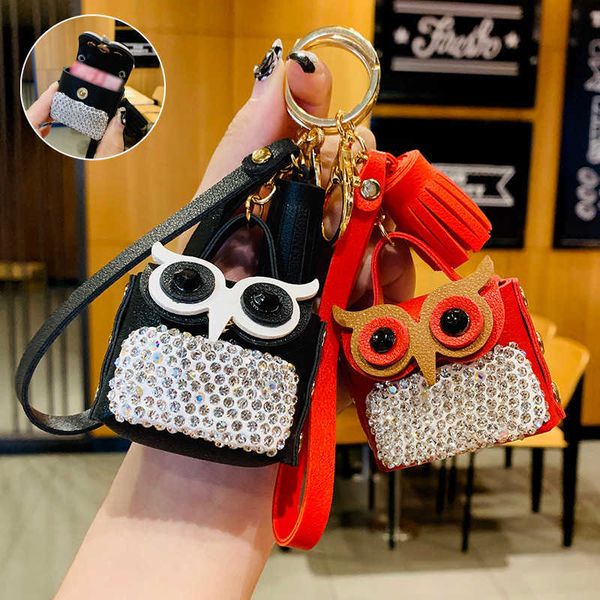 keychains diamond inlaid small bag keychain owl white pink black blue creative wallet accessory keyring soft lanyard girl boy lover gift g22, Silver
keychains diamond inlaid small bag keychain owl white pink black blue creative wallet accessory keyring soft lanyard girl boy lover gift g22, Silver