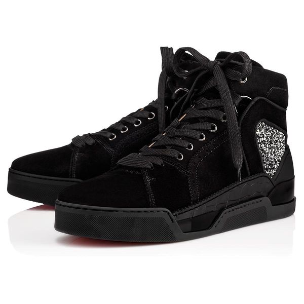 red-bottoms boot christians men strong sneaker red spiked shoes middle cut sneakers loubikick flat with genuine leather suede stud fla zvs, Black
red-bottoms boot christians men strong sneaker red spiked shoes middle cut sneakers loubikick flat with genuine leather suede stud fla zvs, Black